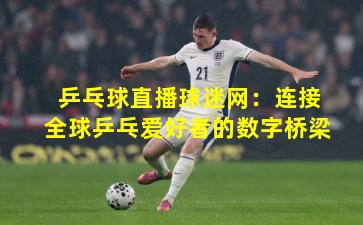 乒乓球直播球迷网：连接全球乒乓爱好者的数字桥梁