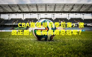 CBA赛程排名季后赛：激战正酣，谁将问鼎总冠军？