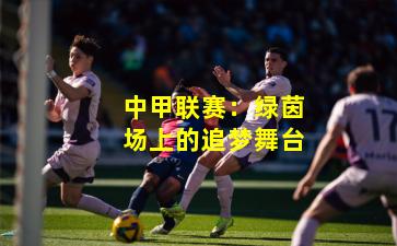 中甲联赛：绿茵场上的追梦舞台